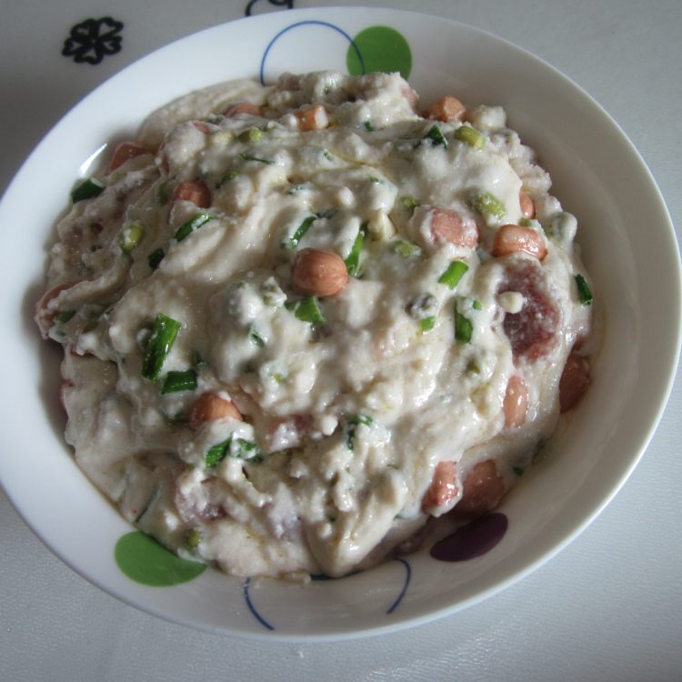 蒸绿豆米粉肉步骤7