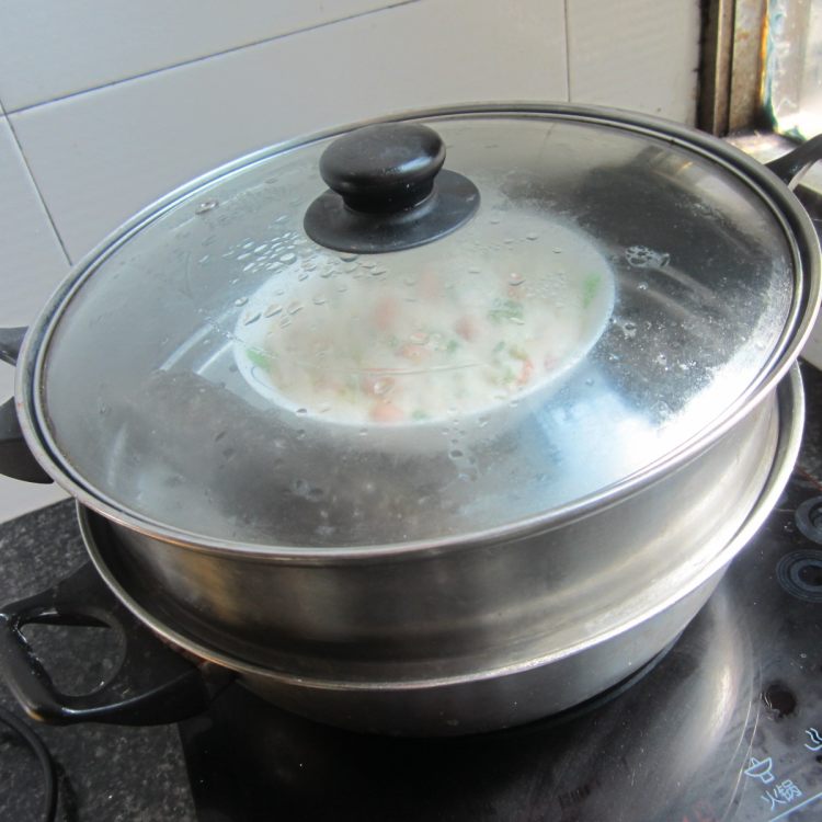 蒸绿豆米粉肉步骤9