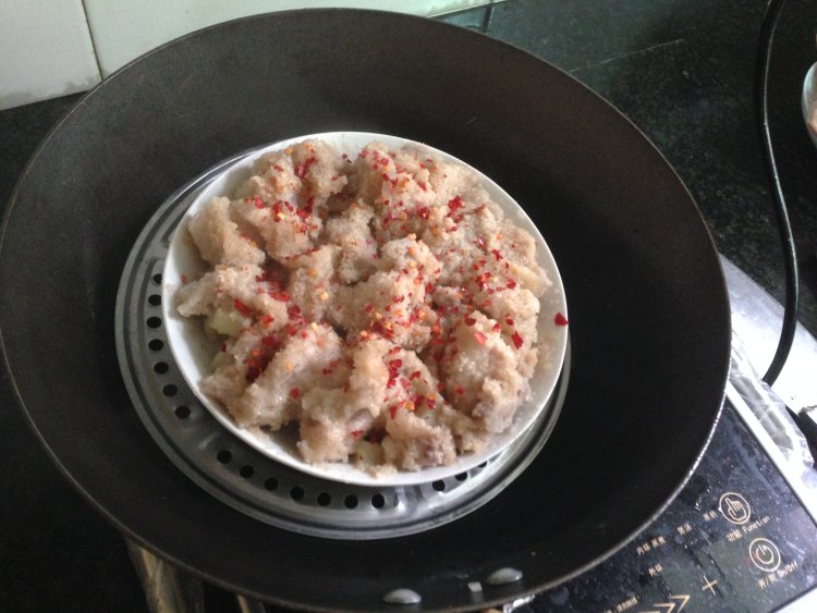 粉蒸五花肉步骤5