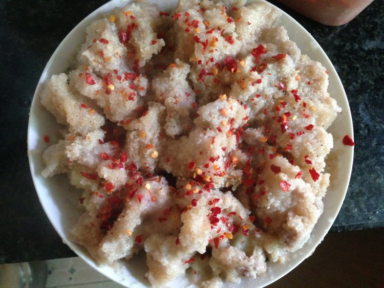 粉蒸五花肉步骤6