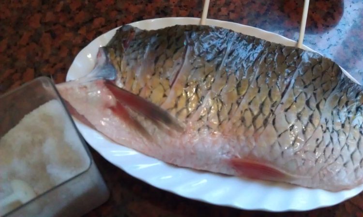 紫苏剁椒蒸鱼肉步骤8