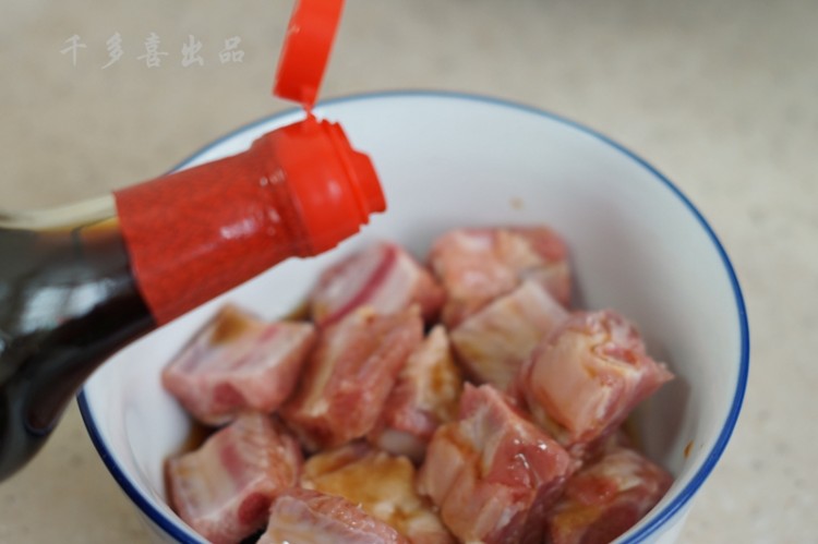 豆豉蒸排骨步骤2