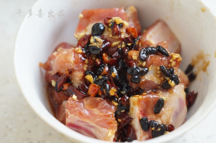 豆豉蒸排骨步骤6