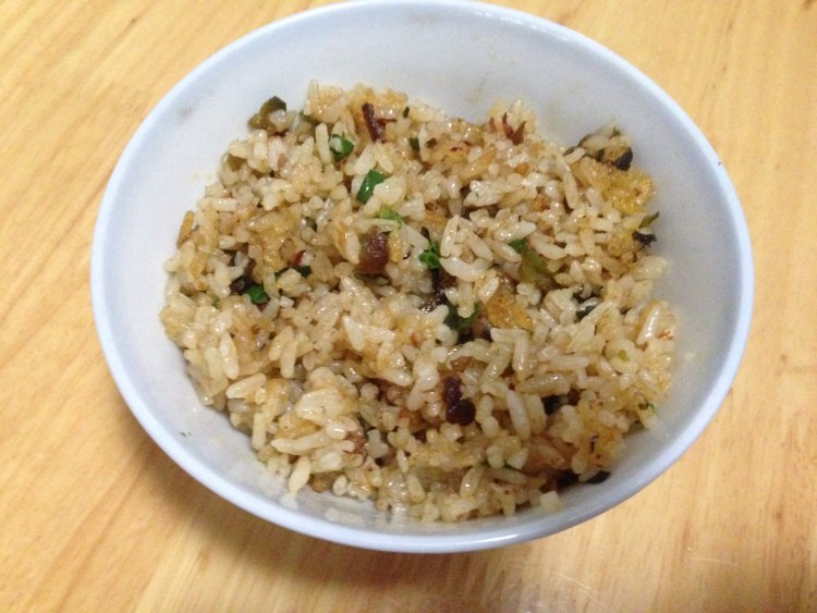 香辣玉盏炒饭步骤1