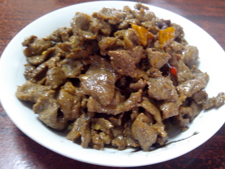 爆炒五香牛肉步骤8