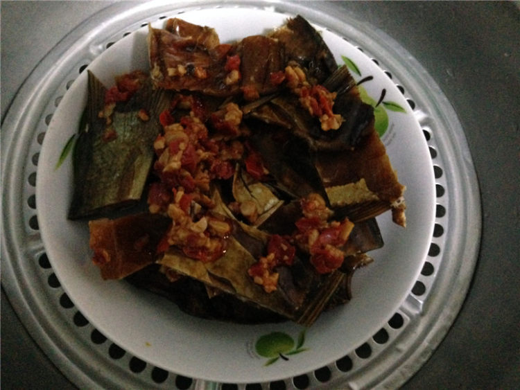 黄豆酱蒸干鱼步骤4