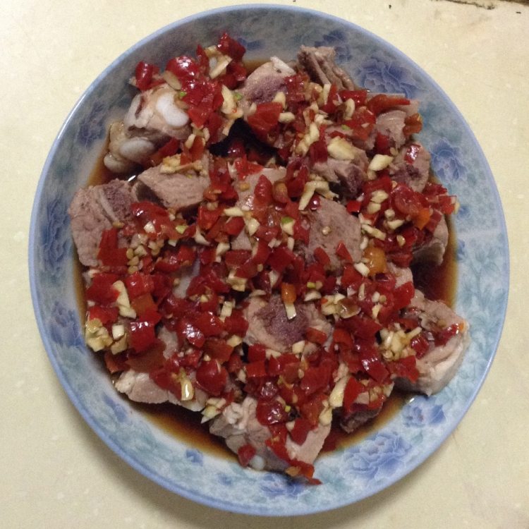 剁椒排骨步骤4