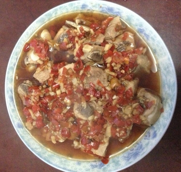 剁椒排骨步骤6