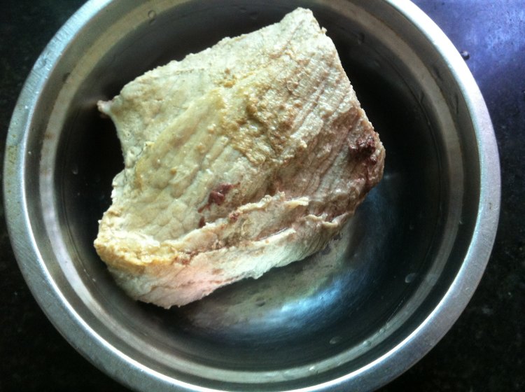 黑豆豉手撕肉步骤2