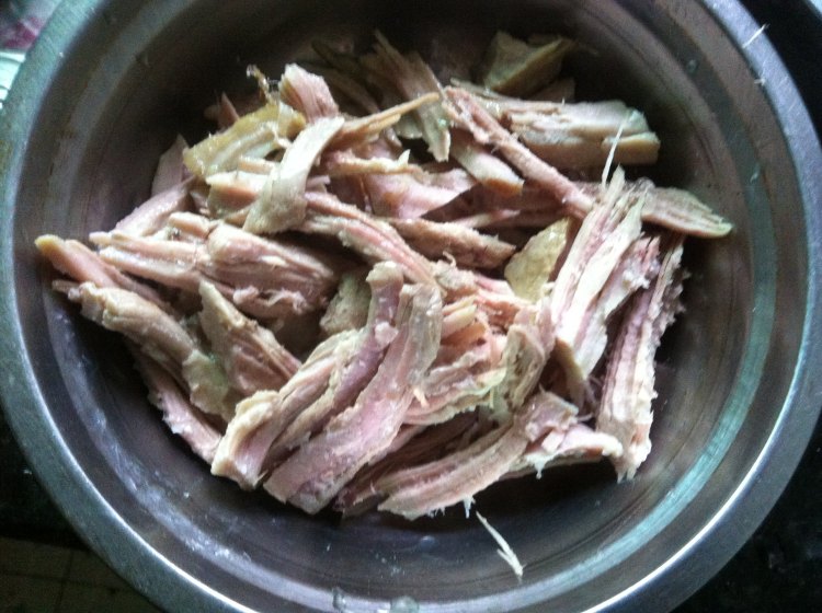 黑豆豉手撕肉步骤3