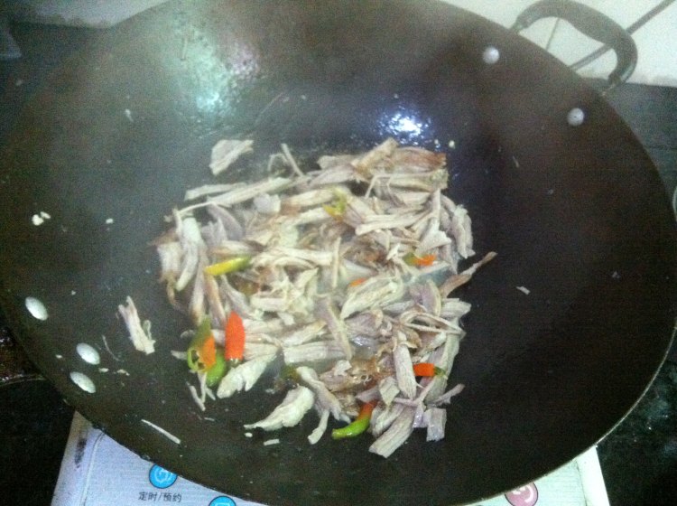 黑豆豉手撕肉步骤6