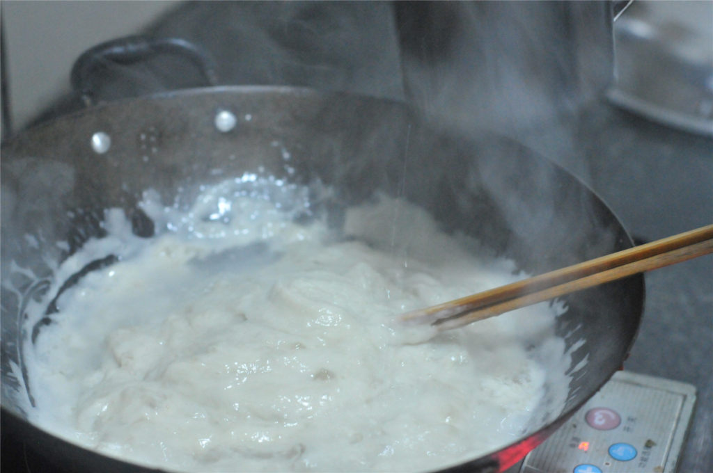 手工红薯豆腐步骤7