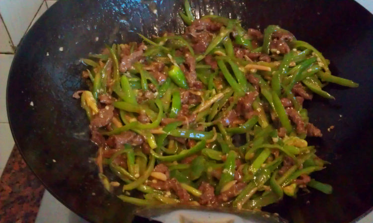 尖椒牛肉丝步骤9