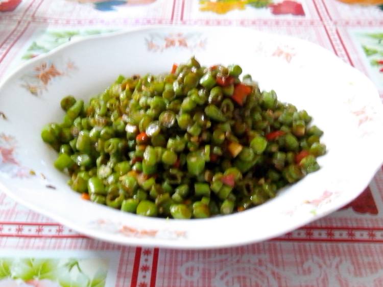 小炒长豆角步骤8