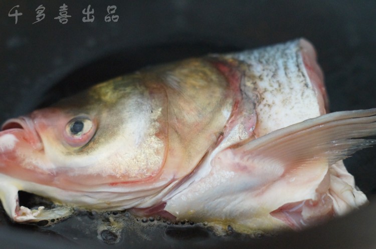 油豆腐焖鱼头步骤6