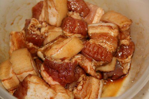 油豆腐蒸五花肉步骤5