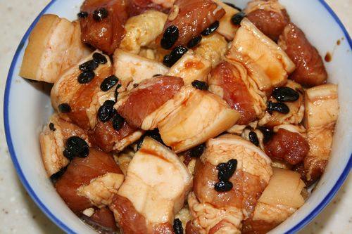 油豆腐蒸五花肉步骤6