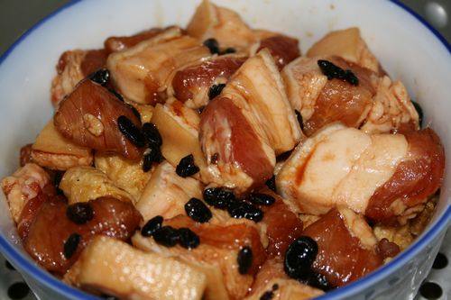 油豆腐蒸五花肉步骤8