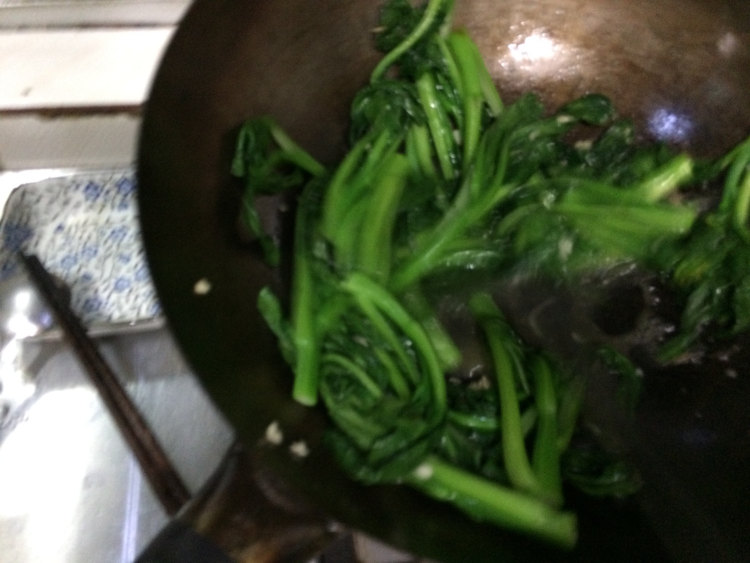 生炒菜心步骤5