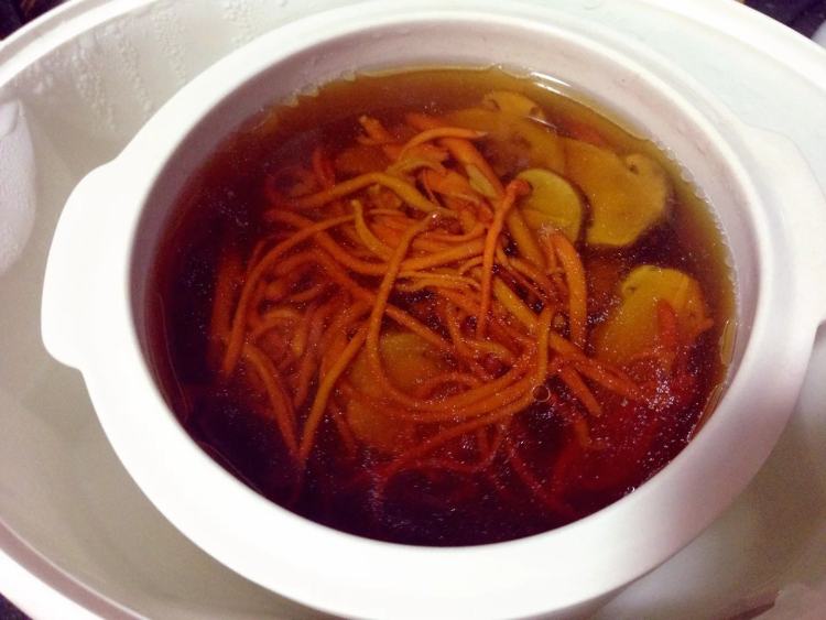 虫草花松茸展肉汤步骤7