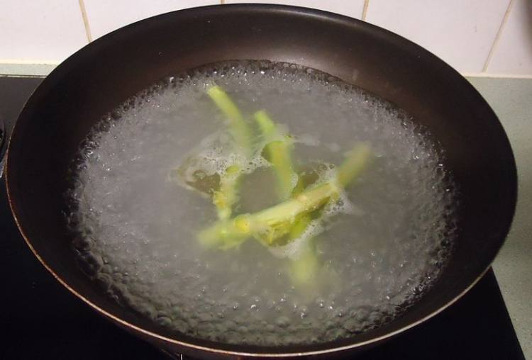 生菜煮汤粿条步骤4
