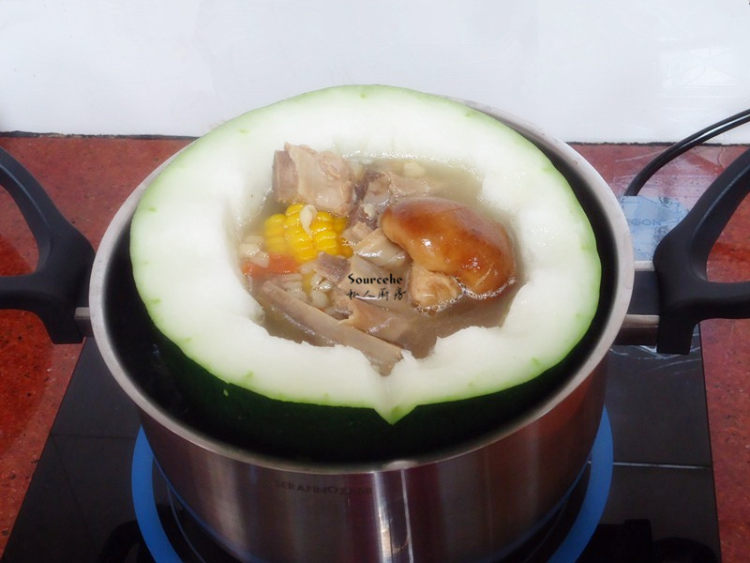 冬瓜盅步骤7