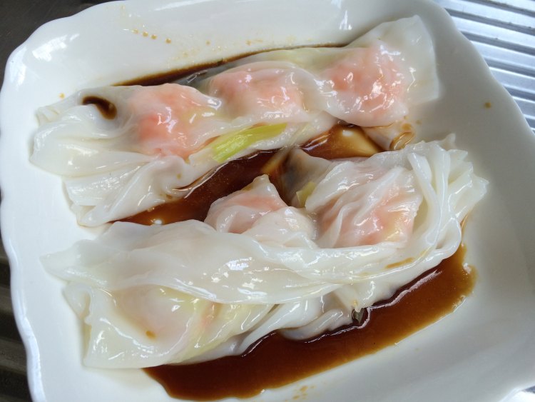 虾仁生菜肠粉步骤12