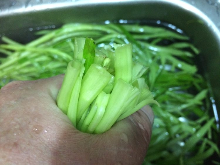 清炒通心菜步骤5