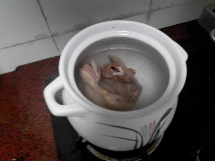 虫草花煲鸭汤步骤3