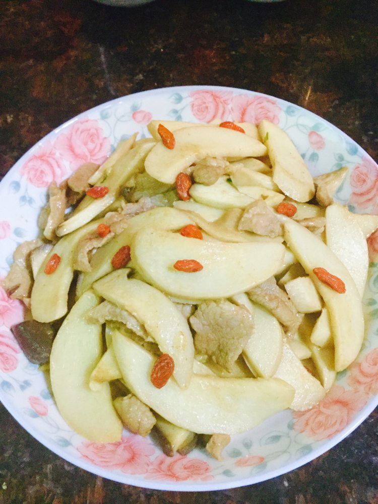 杏鲍菇炒瘦肉步骤12