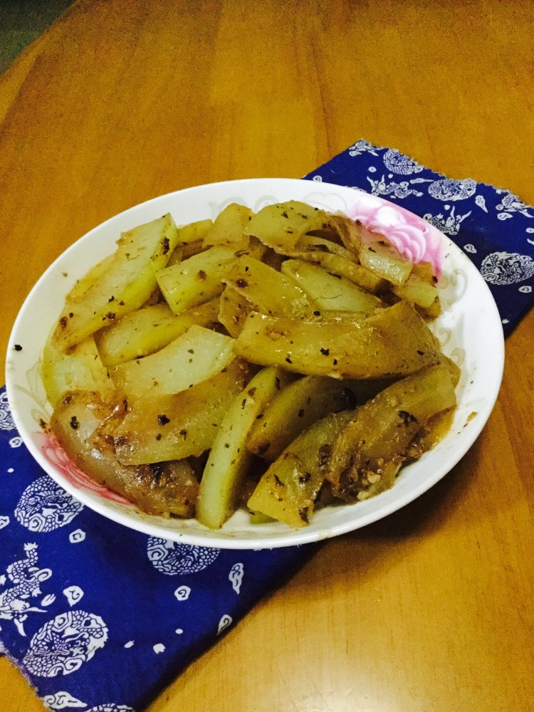 蒜蓉木瓜步骤8