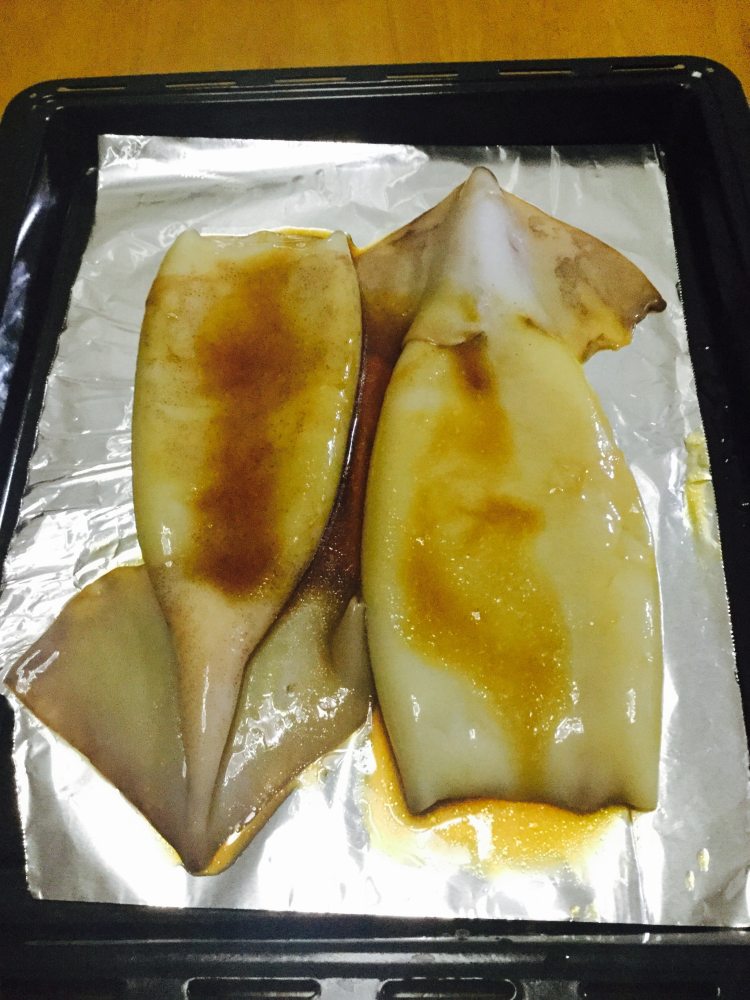 烤鱿鱼筒步骤3