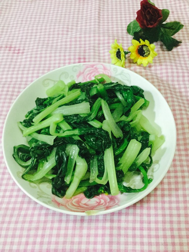 清炒菜心步骤7