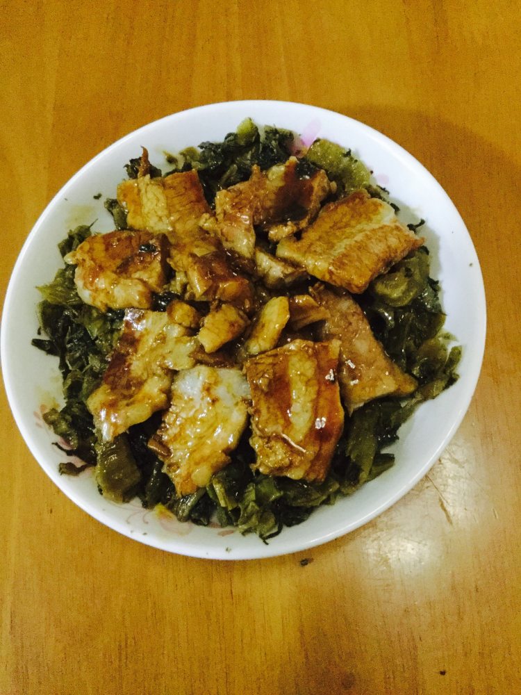 咸菜蒸肉步骤3