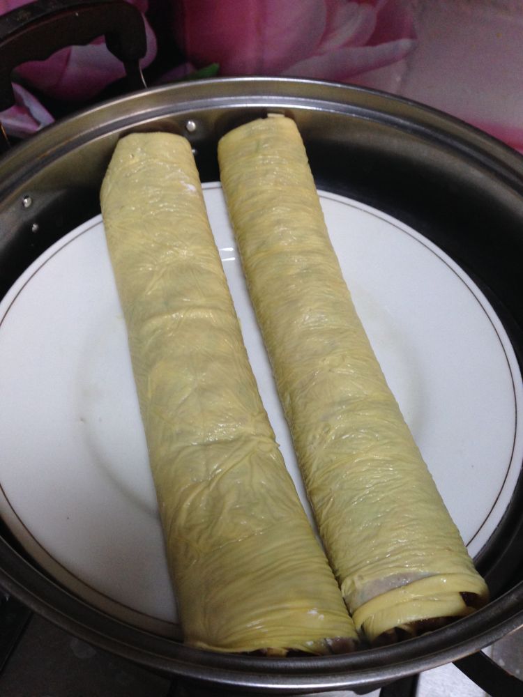 虾仁腐皮卷步骤14