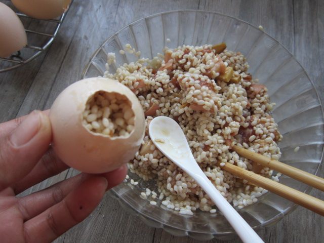 五花肉糯米蛋步骤5