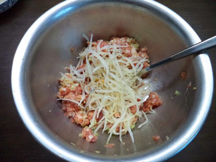 银鱼蒸肉饼步骤7
