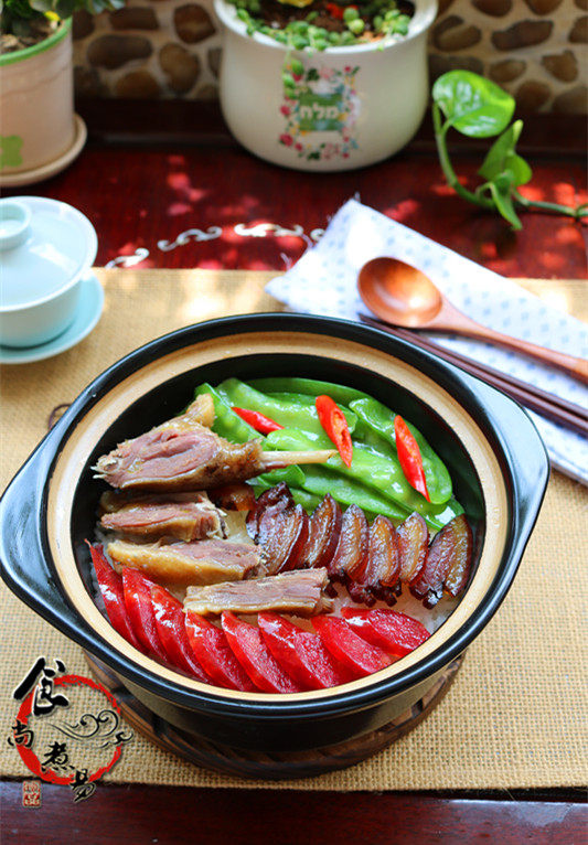 三拼腊味煲仔饭步骤15