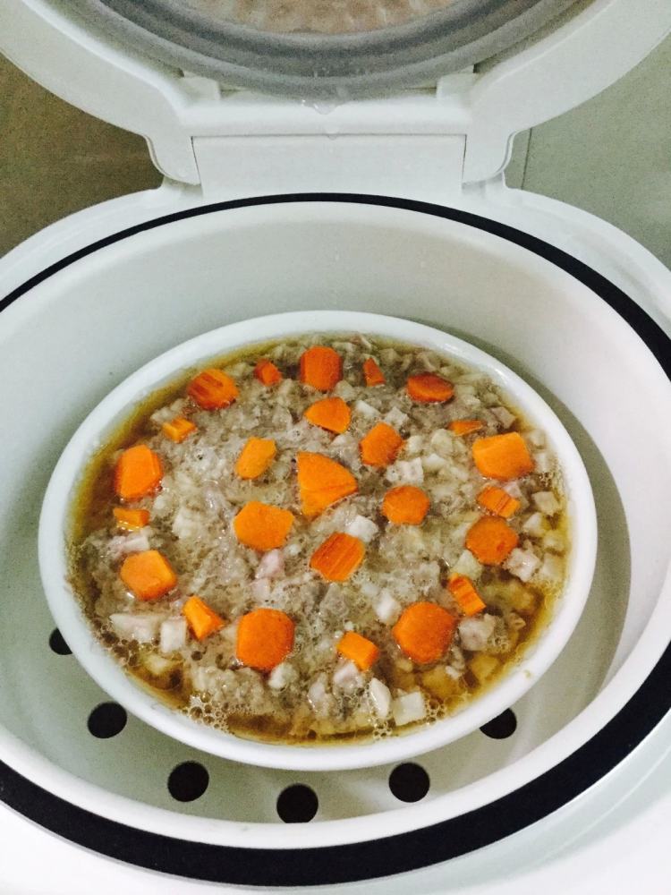 蒸香芋肉饼步骤5