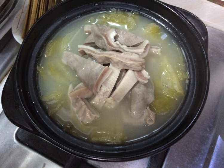潮州咸菜浸猪肚步骤6