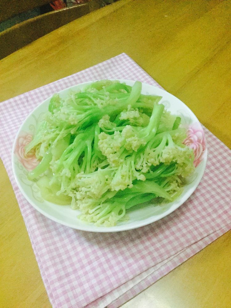 清炒菜花步骤7