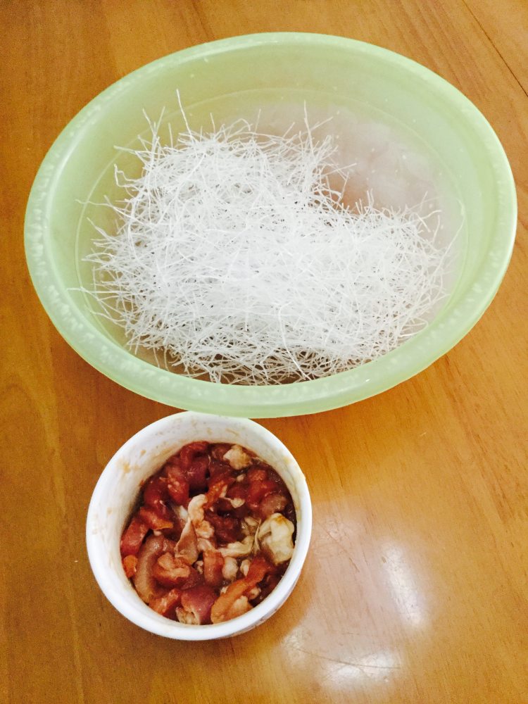 肉片粉丝步骤1