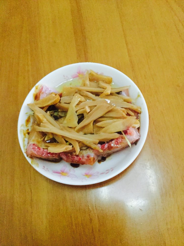 腌菜蒸鱼腩步骤4