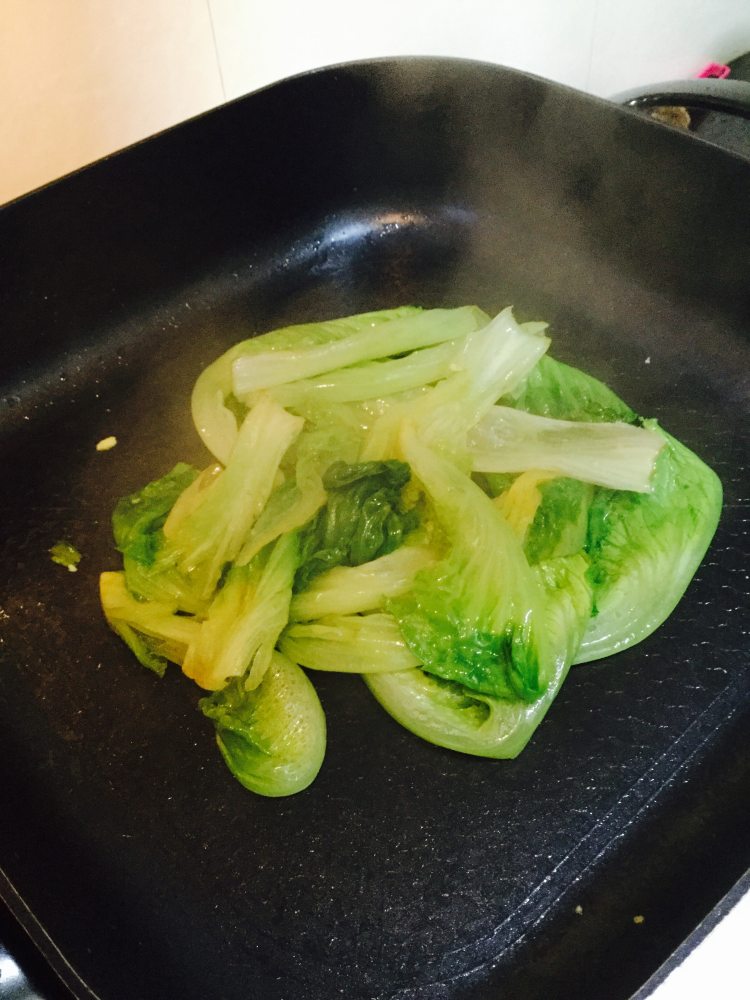 生菜鸡蛋炒番茄面步骤11