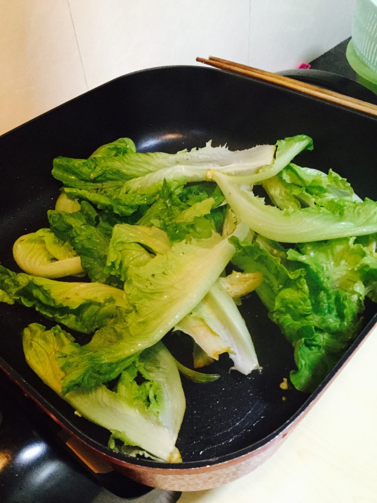 生菜鸡蛋炒番茄面步骤10