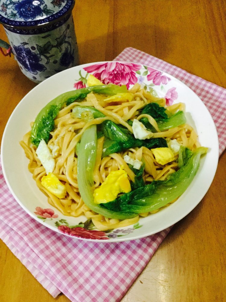 生菜鸡蛋炒番茄面步骤18