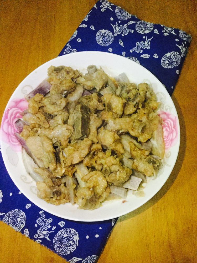 香芋蒸排骨步骤5