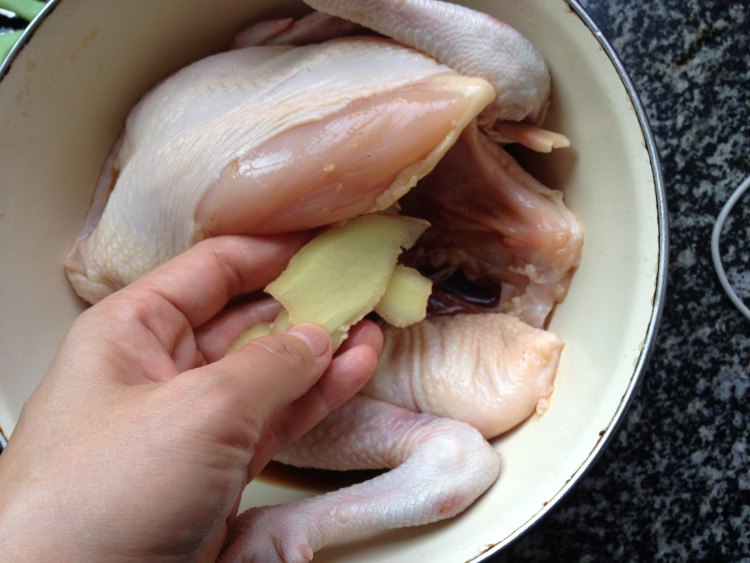 手撕三黄鸡（电饭锅版步骤5