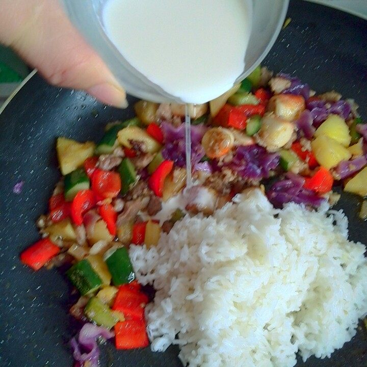 奶油奶酪焗饭步骤9