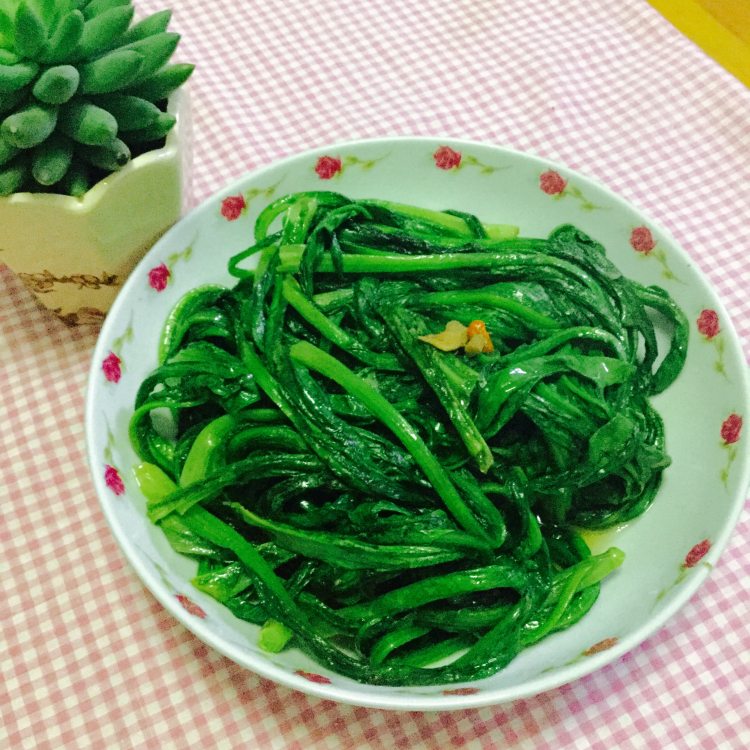 炒油麦菜步骤7